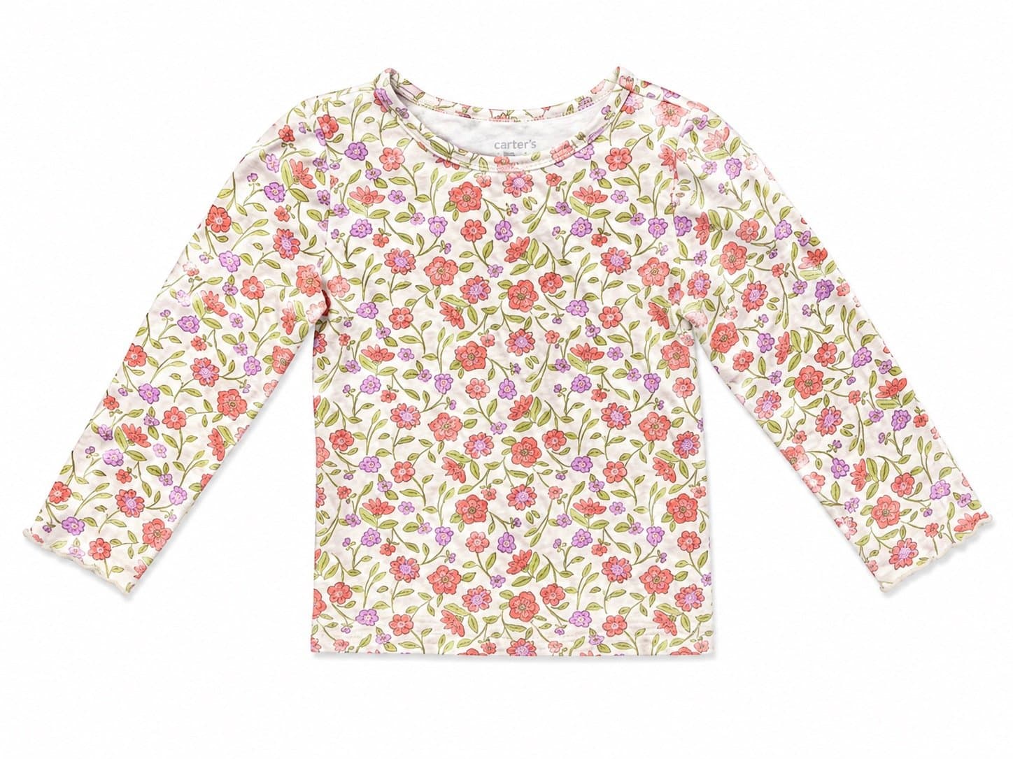 Carter’s Floral Long Sleeve Shirt – Size 2T