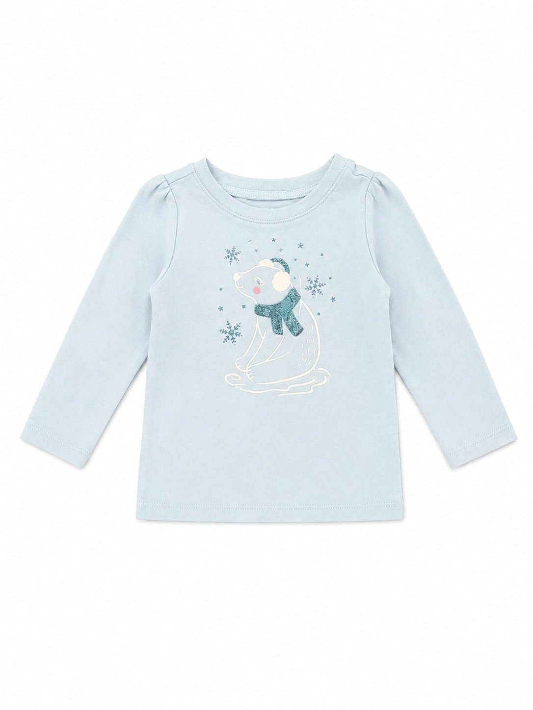 Garanimals Toddler Girls Polar Bear Long Sleeve Shirt Size 2T :