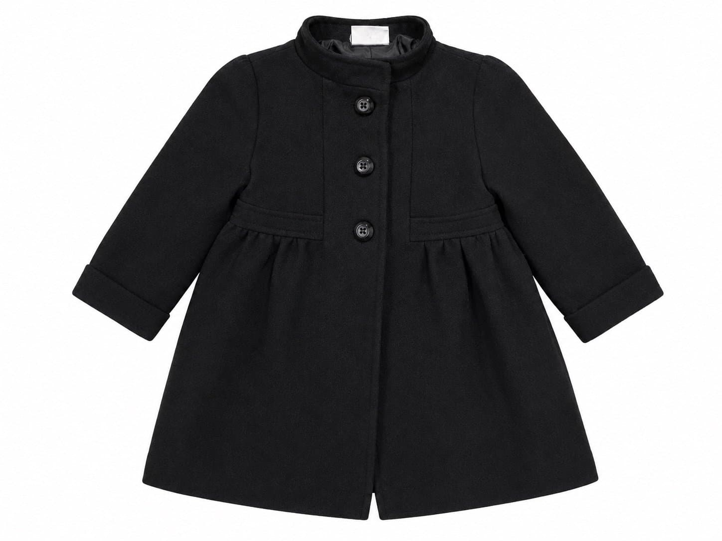 Crazy 8 Toddler Girls Black Dress Coat Peacoat | 18-24 Months