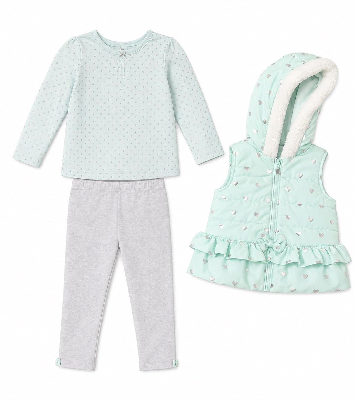 Little Me Girls 3-Piece Outfit Set – Size 2T Adorable Little Me 3-piece outfit