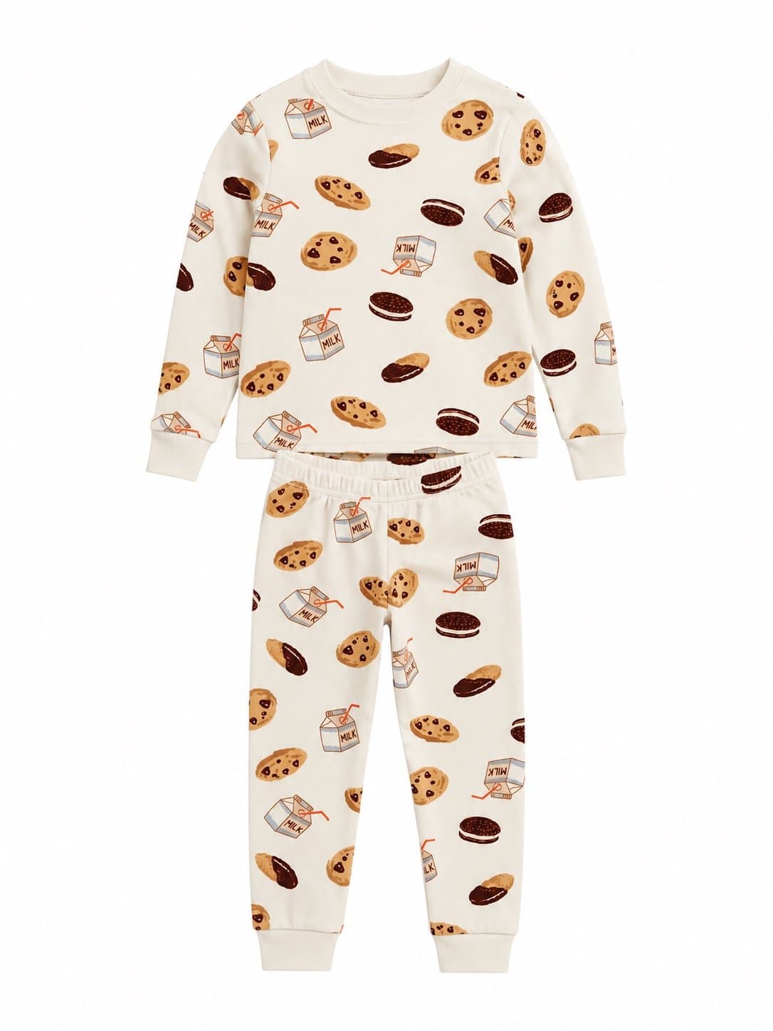 Carter’s Child of Mine Milk & Cookies 2-Piece Pajama Set | Toddler 2T