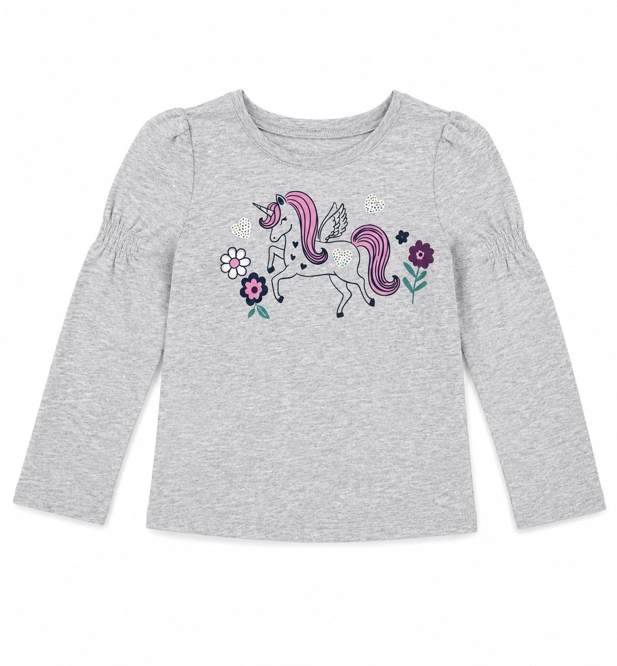 Garanimals Toddler Girls Unicorn Long Sleeve Shirt – Size 2T