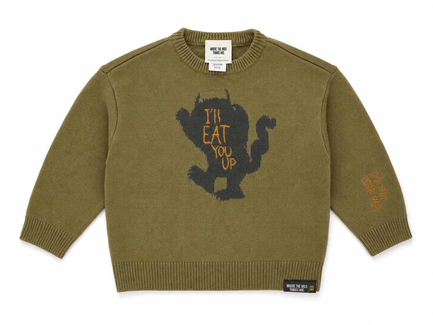 Modern Moments x Where the Wild Things Are Knit Sweater | 2T | “I’ll Eat You Up”