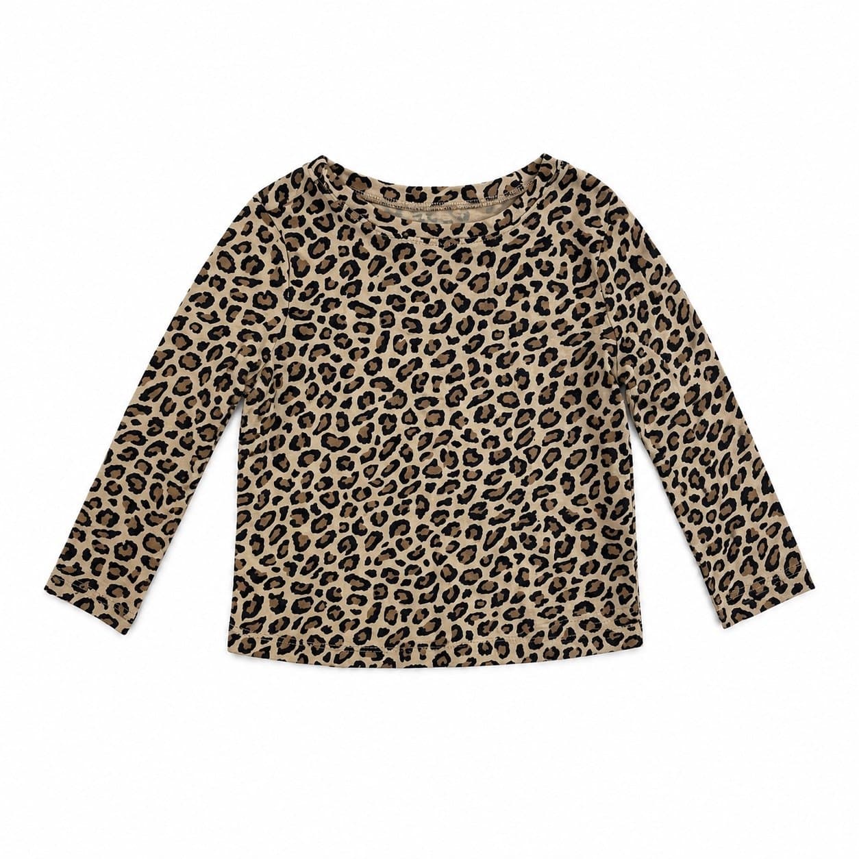 Old Navy Toddler Girls Leopard Print Long Sleeve Tee Shirt Size 2T :