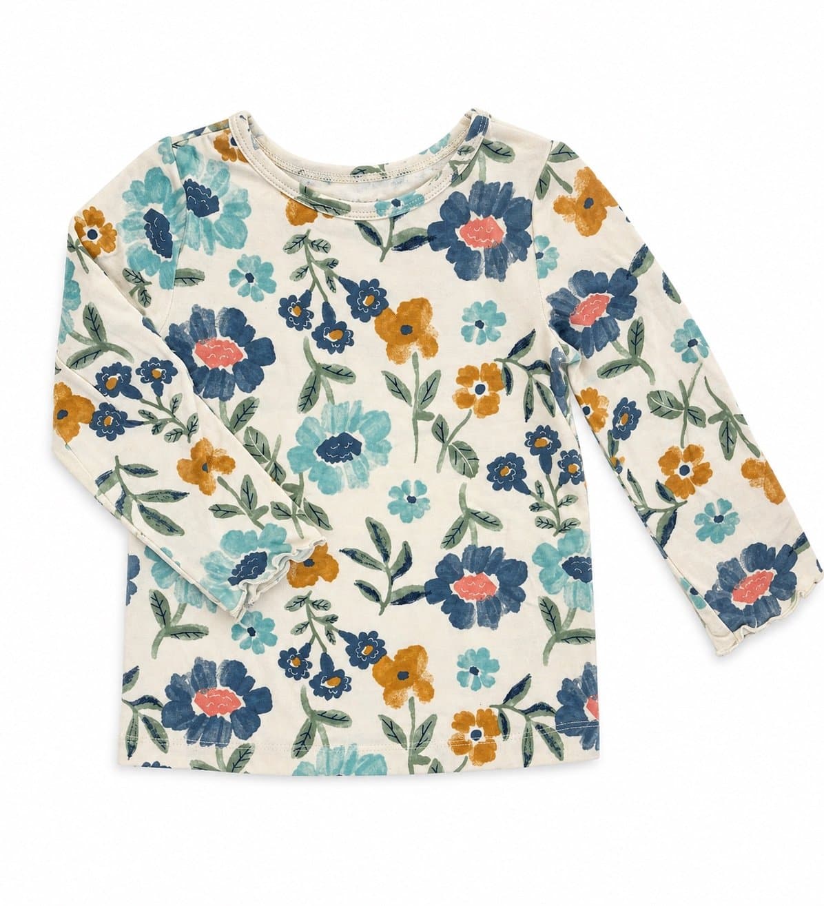 Carter’s Child of Mine Floral Long Sleeve Top | Toddler Girls 2T | Soft Cotton