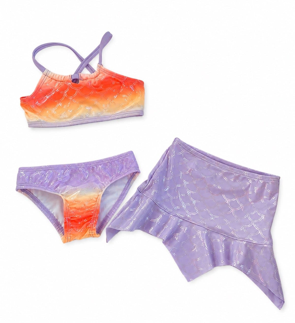 Wonder Nation Mermaid Swim Set – 3 Piece – Size 12M – NWOT