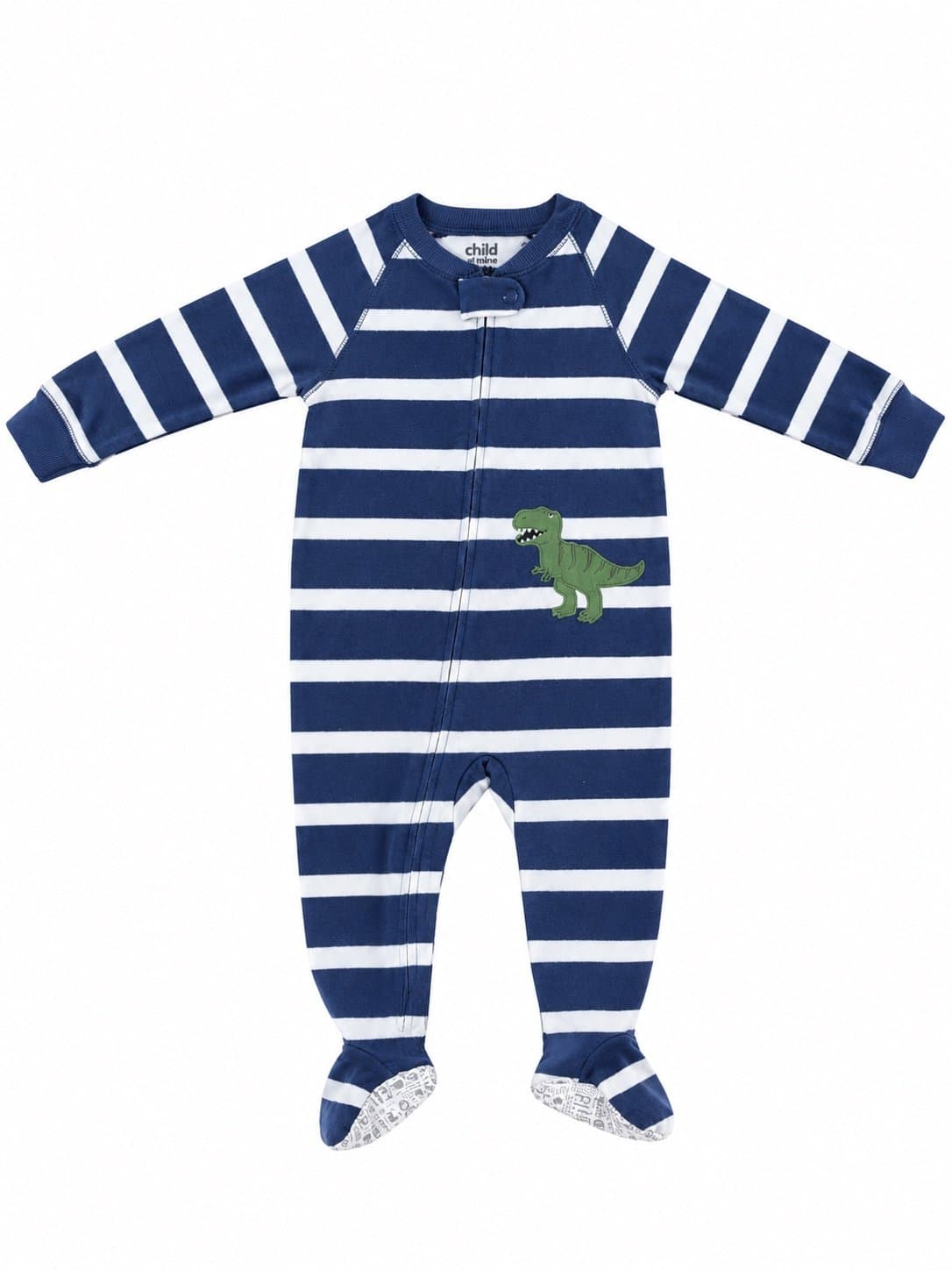 Carter’s Child of Mine Dinosaur Footed Sleeper Pajamas 12M