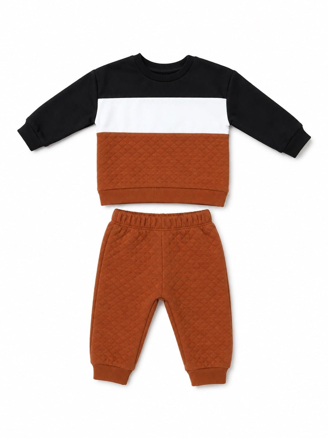 PL Baby Basics Quilted 2-Piece Outfit Set – Size 12M