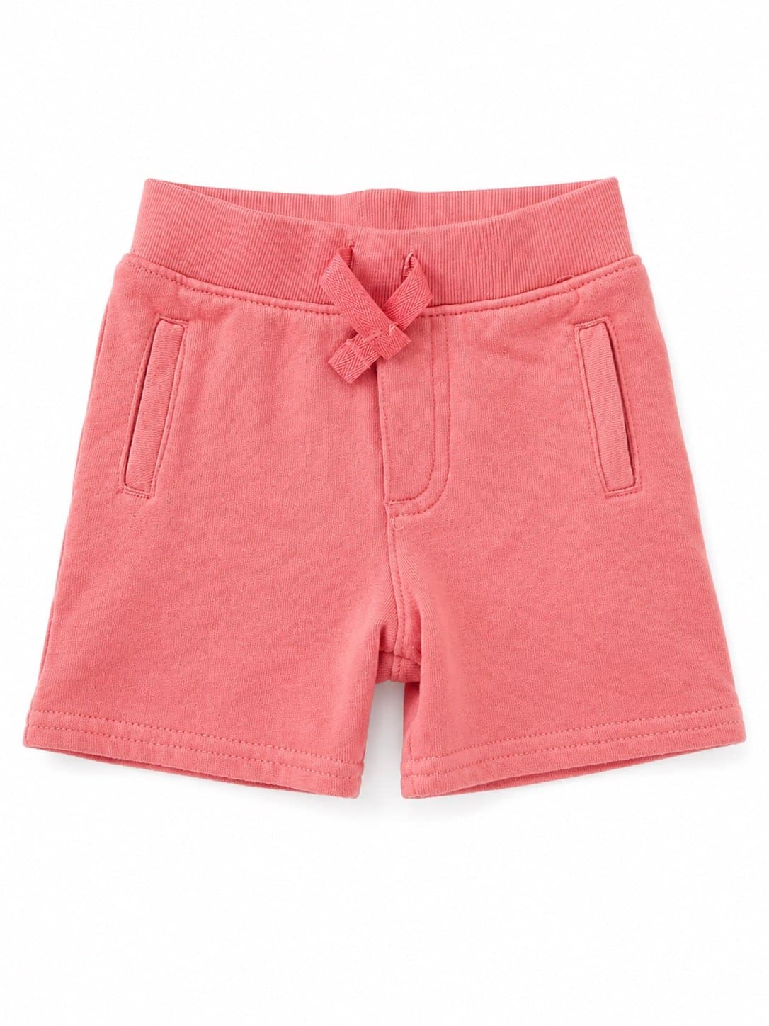 Garanimals Coral Pull-On Shorts Baby Girls Size 12M Soft Cotton Blend w Pockets