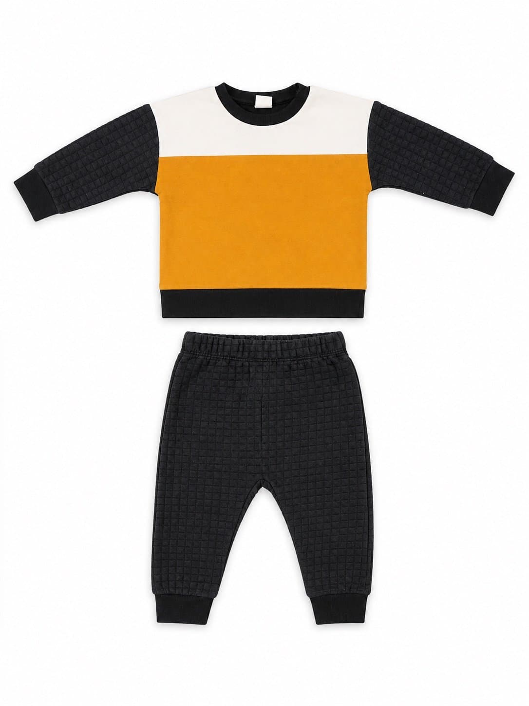 PL Baby Basics 2-Piece Waffle Knit Outfit – Size 12 Months