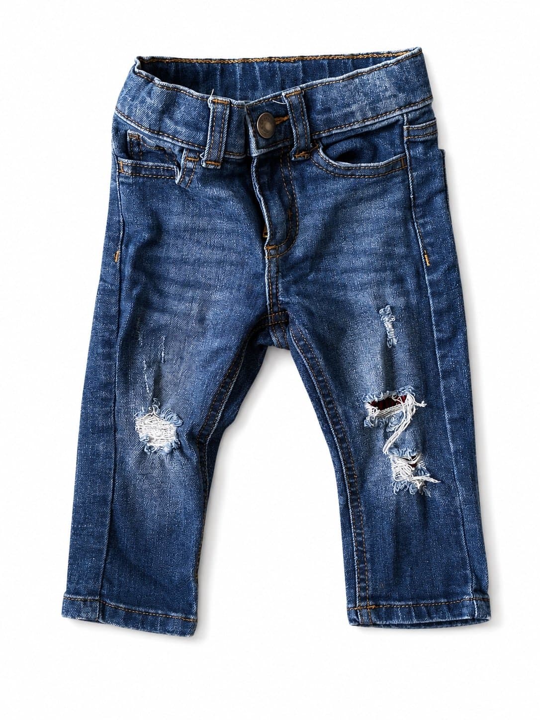 Toddler Distressed Skinny Jeans – Size 12 Months