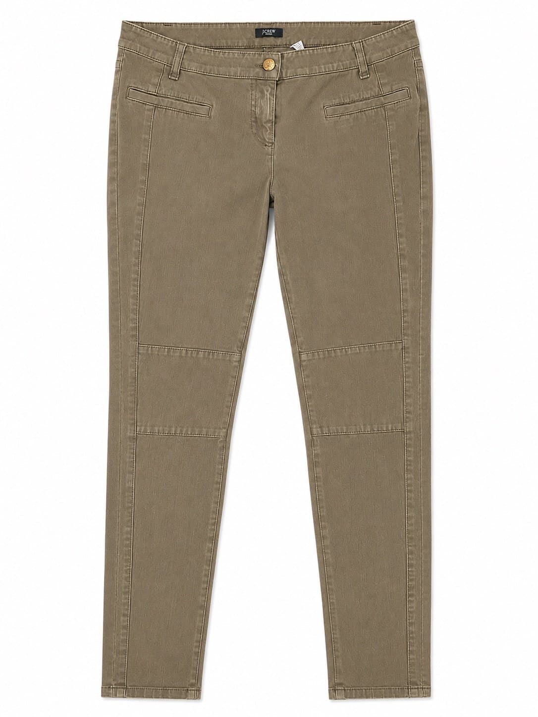 J.Crew Stretch Skinny Pants – Women’s Size 29 – Olive Green/Taupe