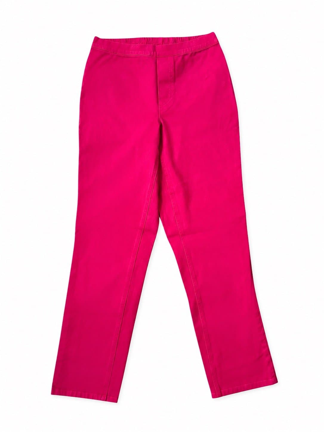 Isaac Mizrahi Live! Pink Pull-On Ankle Pants Women’s Sz 6 Stretch Career Casual