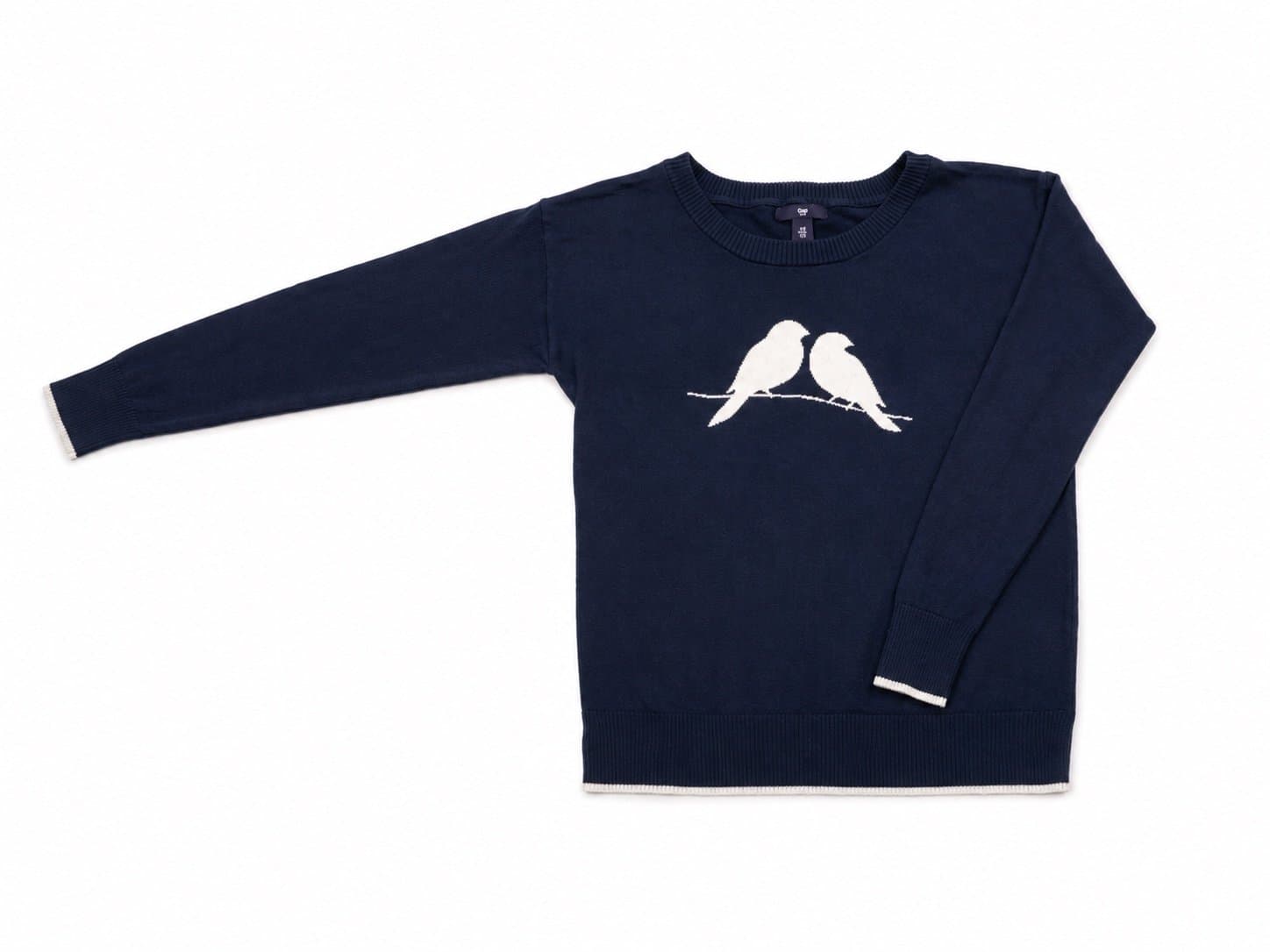 Gap Navy Birds Knit Sweater Women’s XS