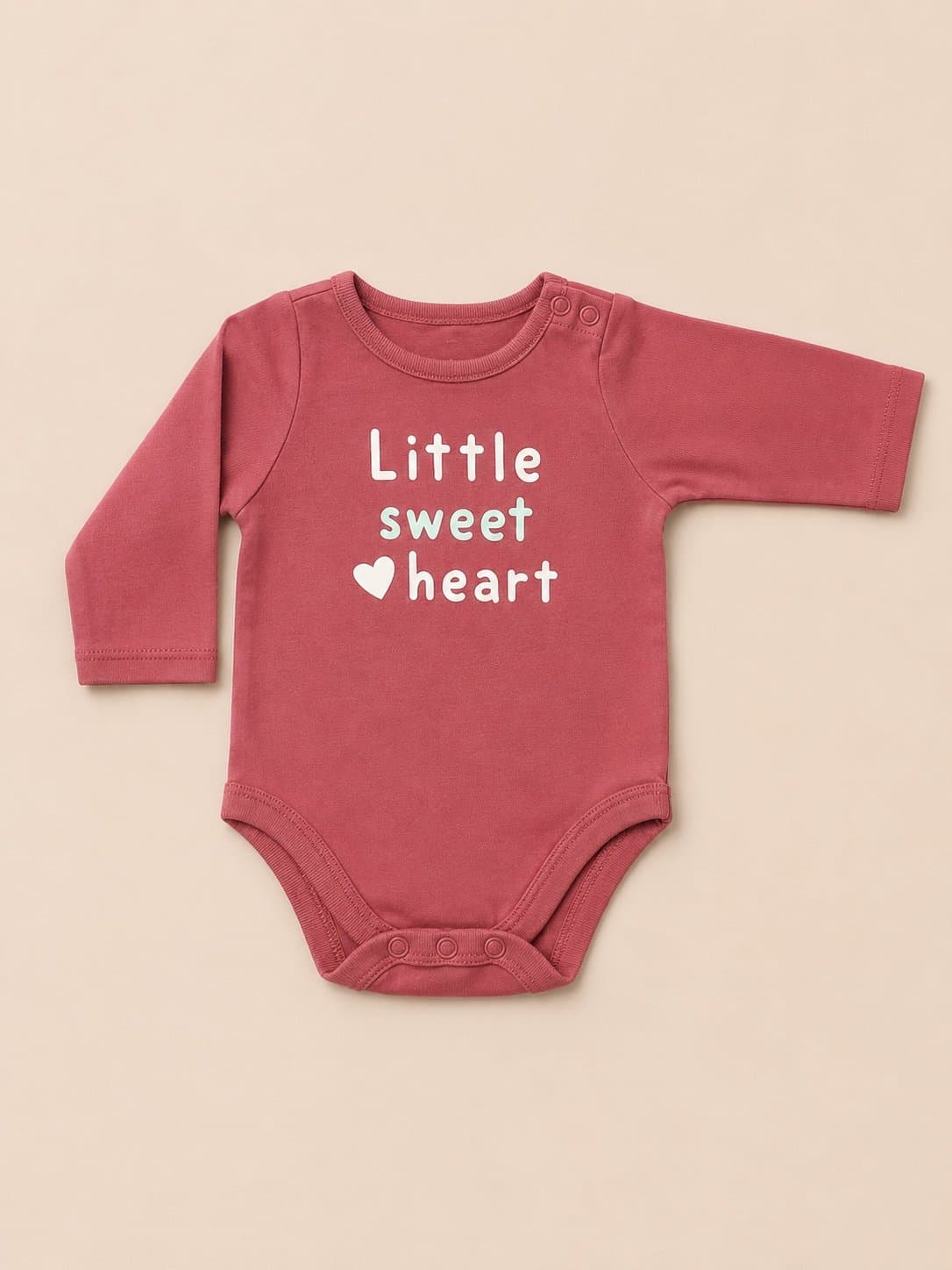 Garanimals “Little Sweet Heart” Long Sleeve Bodysuit – 3-6M