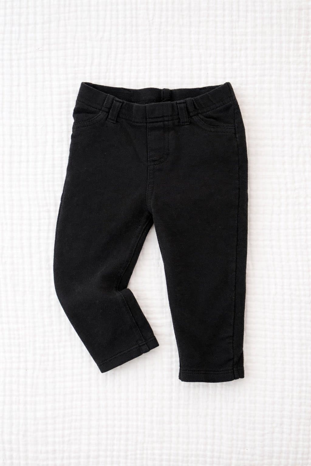 Baby Girl Black Jeggings 6-9M Garanimals Stretch Pants Leggings
