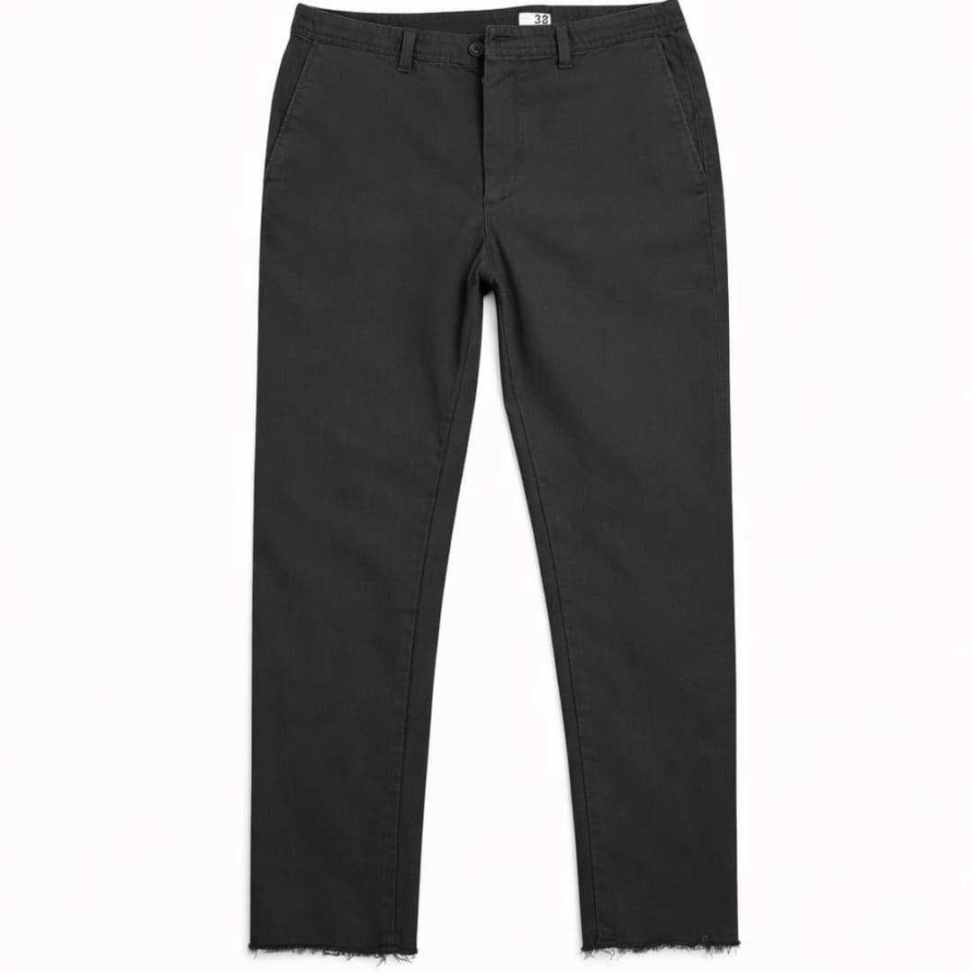 GAP Women’s Black Slim Pants Size 33 Raw Hem Modern Casual