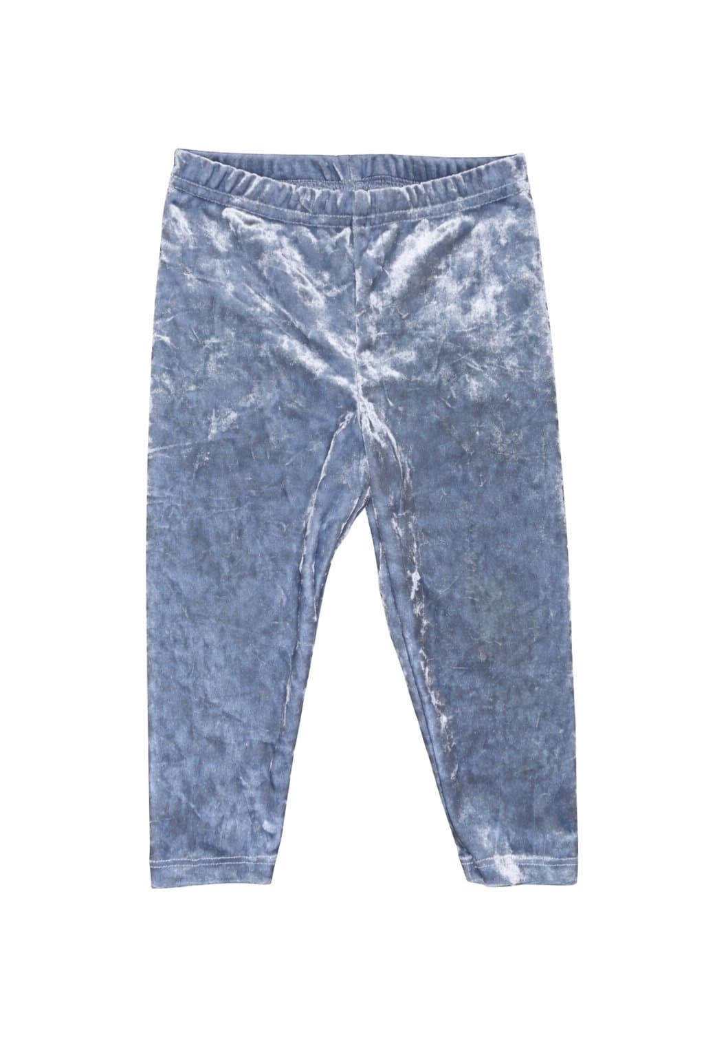 OshKosh B’gosh 18M Blue Velvet Leggings Toddler Girls Soft Stretch Pants