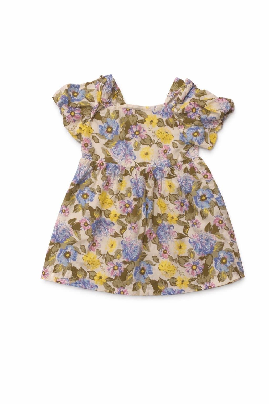 Btween Baby Floral Dress 24M Toddler Girl Flutter Sleeve Spring Summer