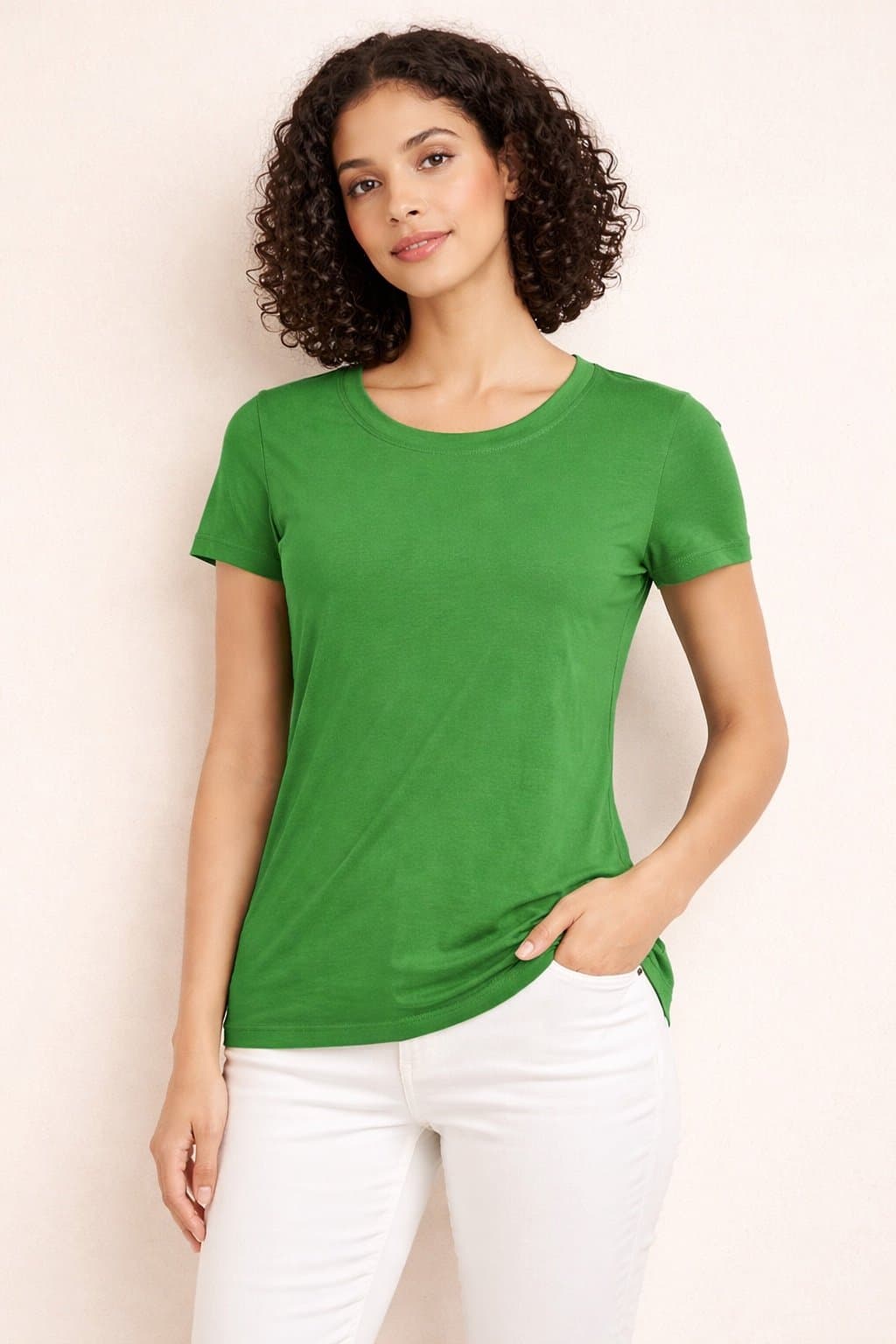 Banana Republic Green Blouse Women’s Small Luxury Touch Short Sleeve Minimalist