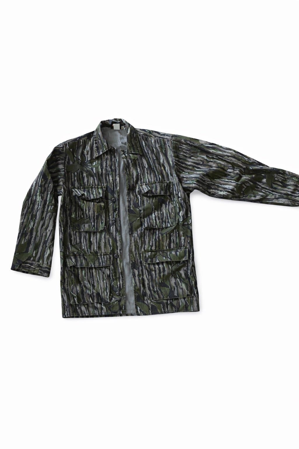 Vintage Cabela’s Camo Hunting Shirt Jacket Large Safari Field Jacket Sidney, NE