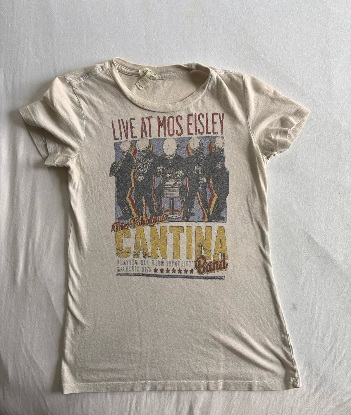 Star Wars Mos Eisley Cantina Band Tee Small Bella Canvas Graphic T-Shirt Vintage
