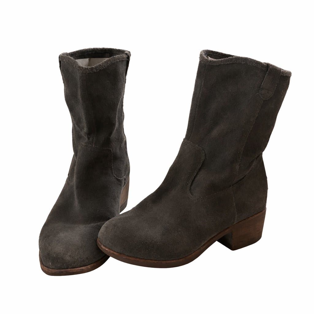 UGG Australia 1007174 Gray Distressed Suede Western Boots Women’s Size 10