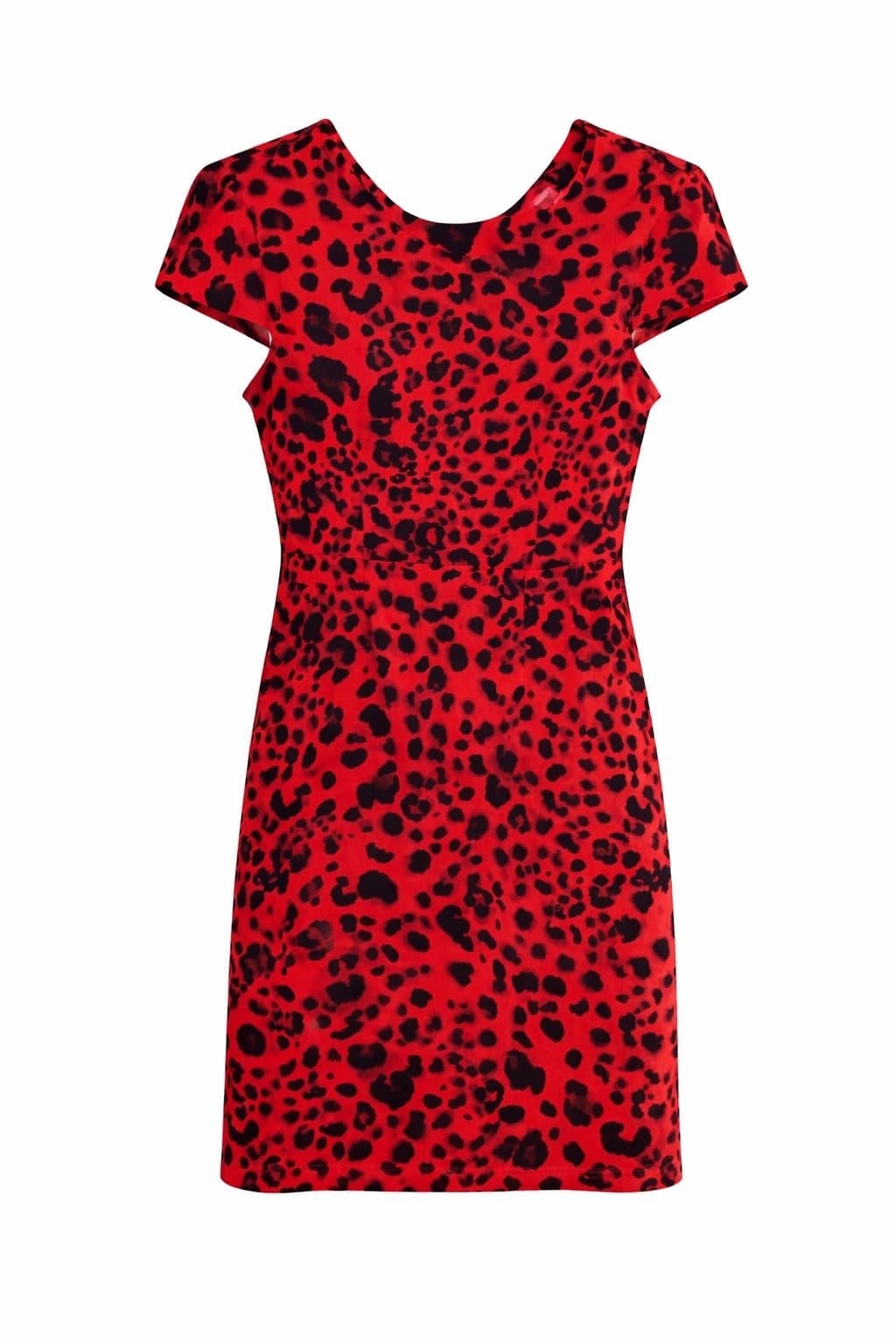 Betsey Johnson Red Leopard Print Dress – Size 4