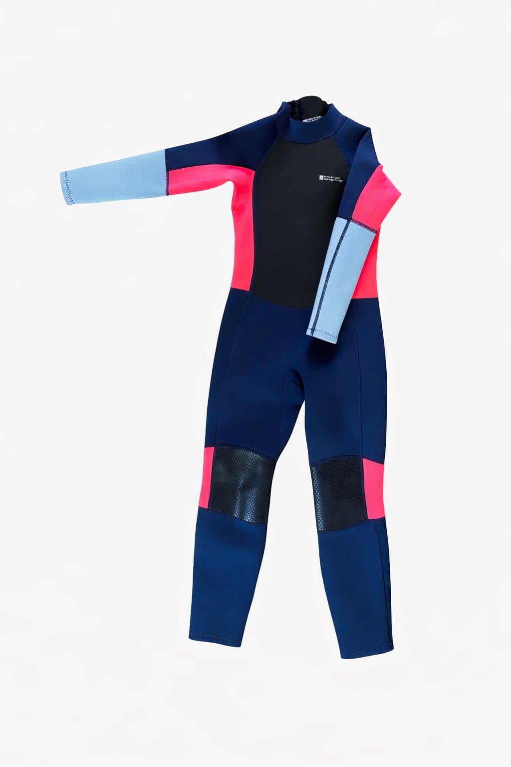 Mountain Warehouse Beach Kids Wetsuit 11-12 Years Navy Pink Gray Full Length