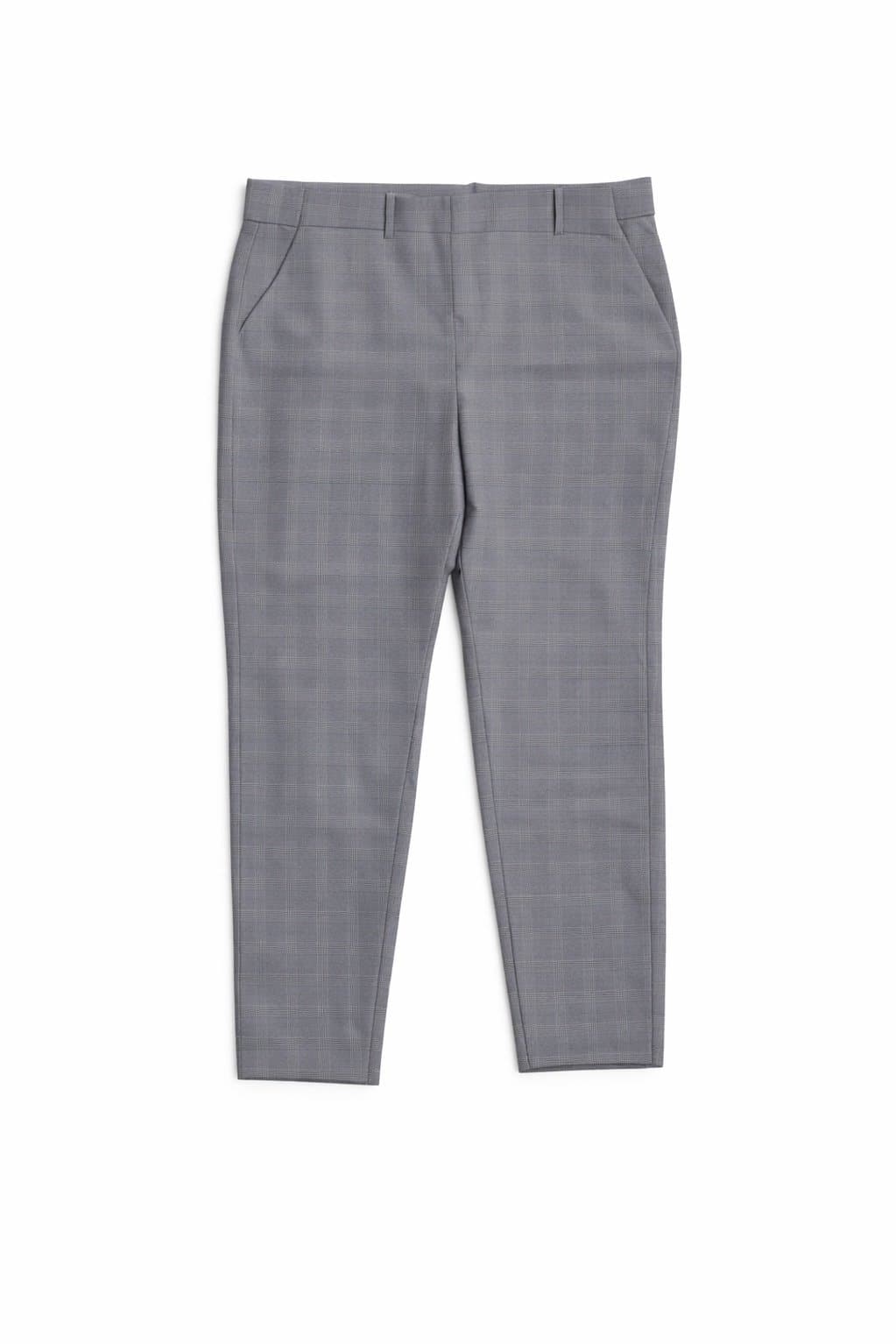 Simply Vera Vera Wang Gray Check Dress Pants Womens XXL Slim Ankle Career Work