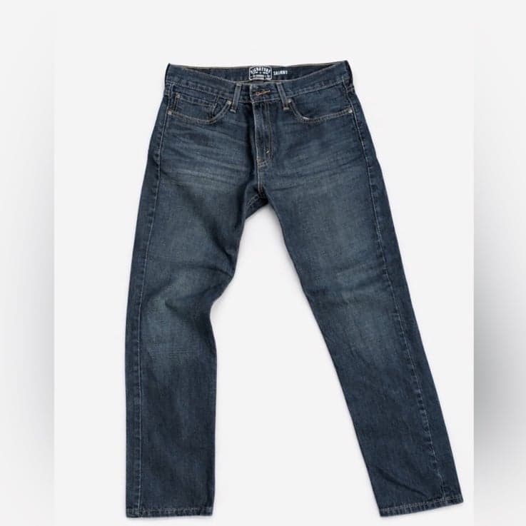 Levi’s Signature Skinny Jeans Men’s 34x32 Dark Wash Denim Slim Fit Casual