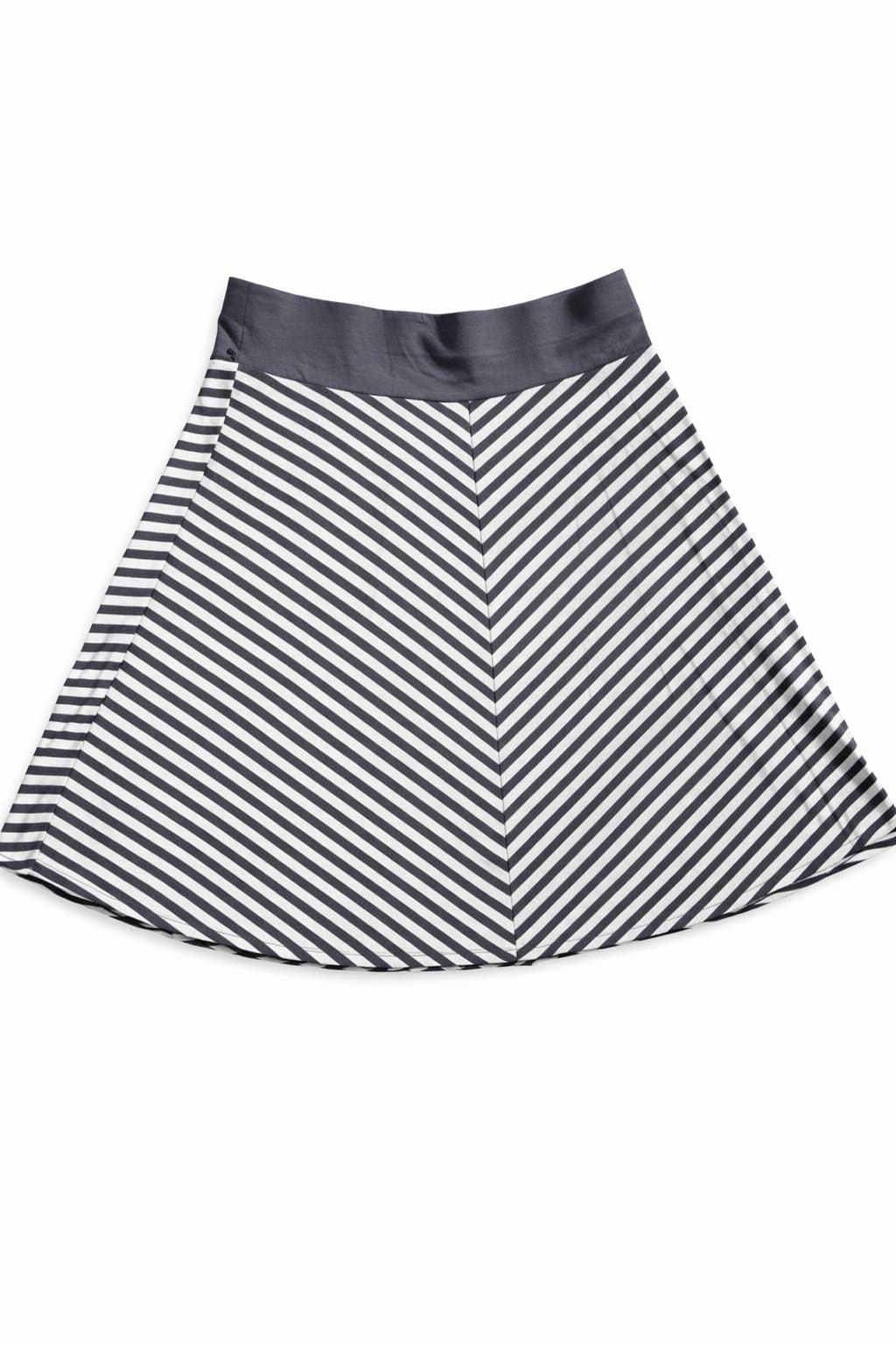 Old Navy XL Skater Skirt Lot of 2 Striped Stretch A-Line Flare Casual Bundle