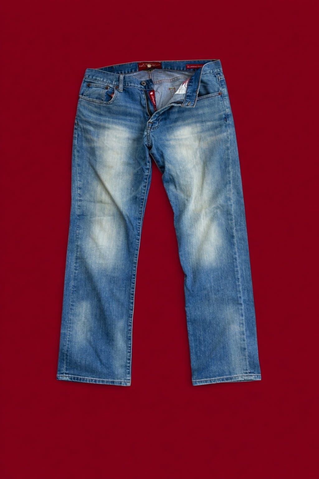Lucky Brand 221 Original Straight Jeans — 34x32