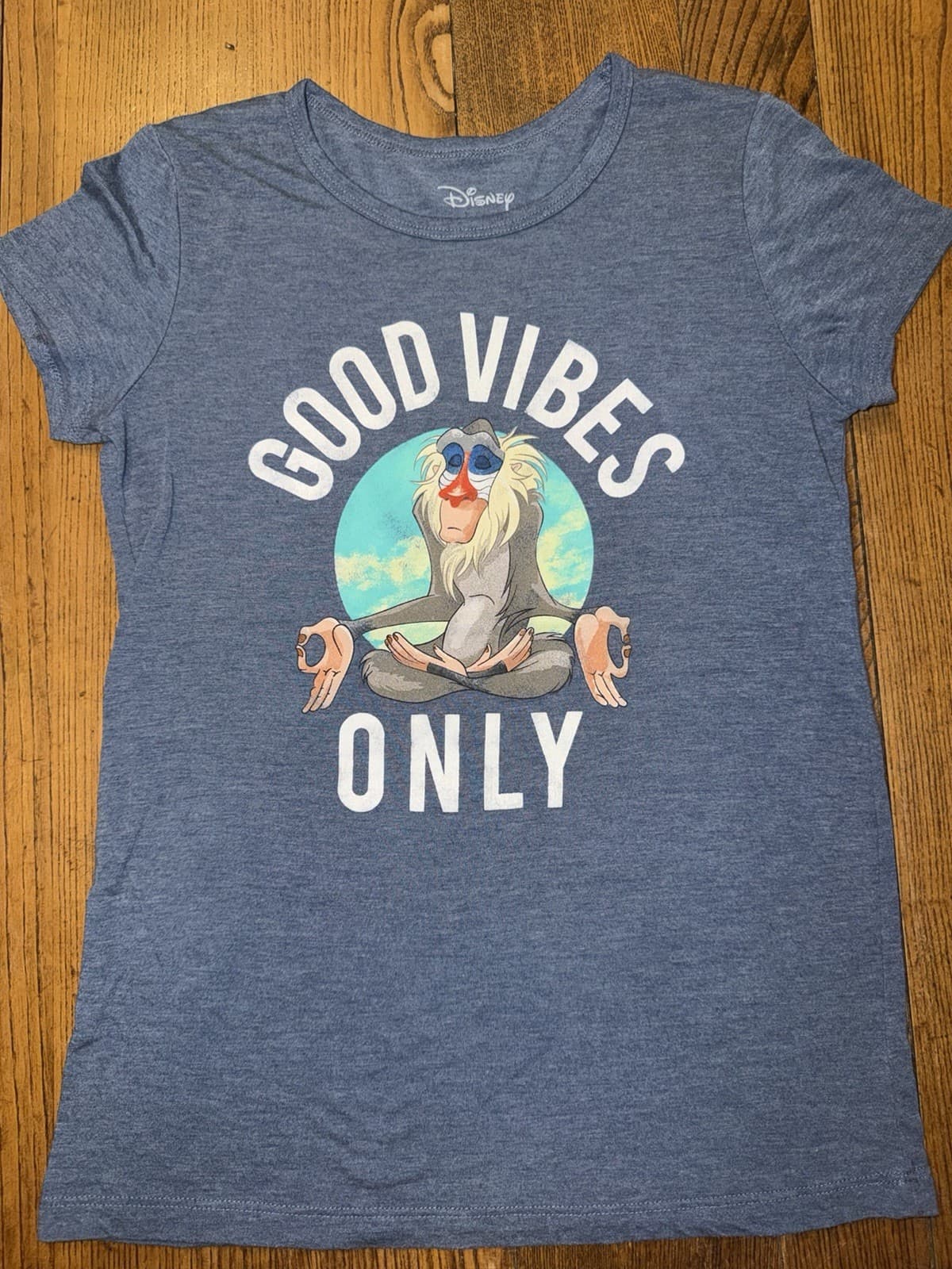 Disney Lion King Rafiki Good Vibes Only Size Small