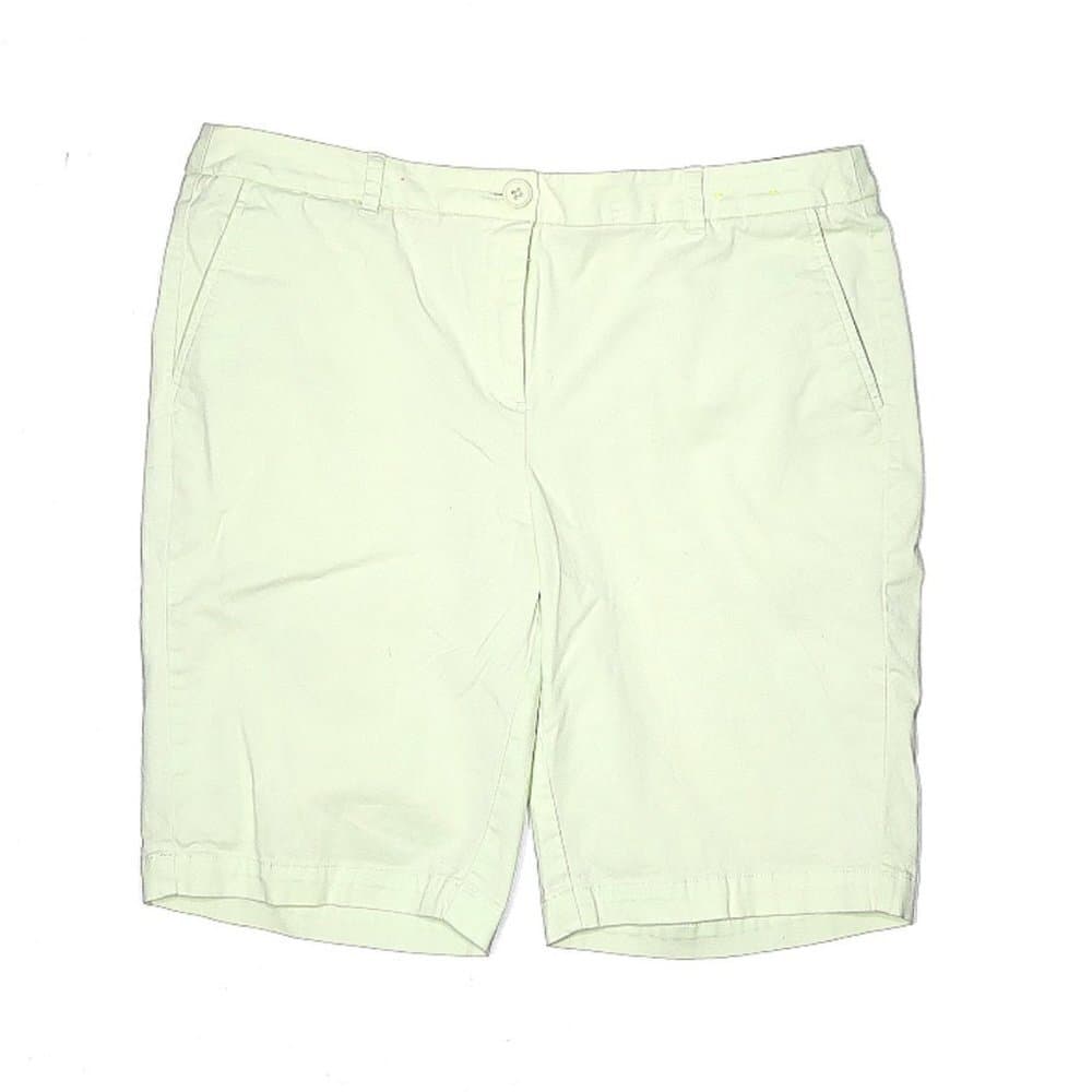 JUNIPER & Lime Light Bermuda Green Shorts