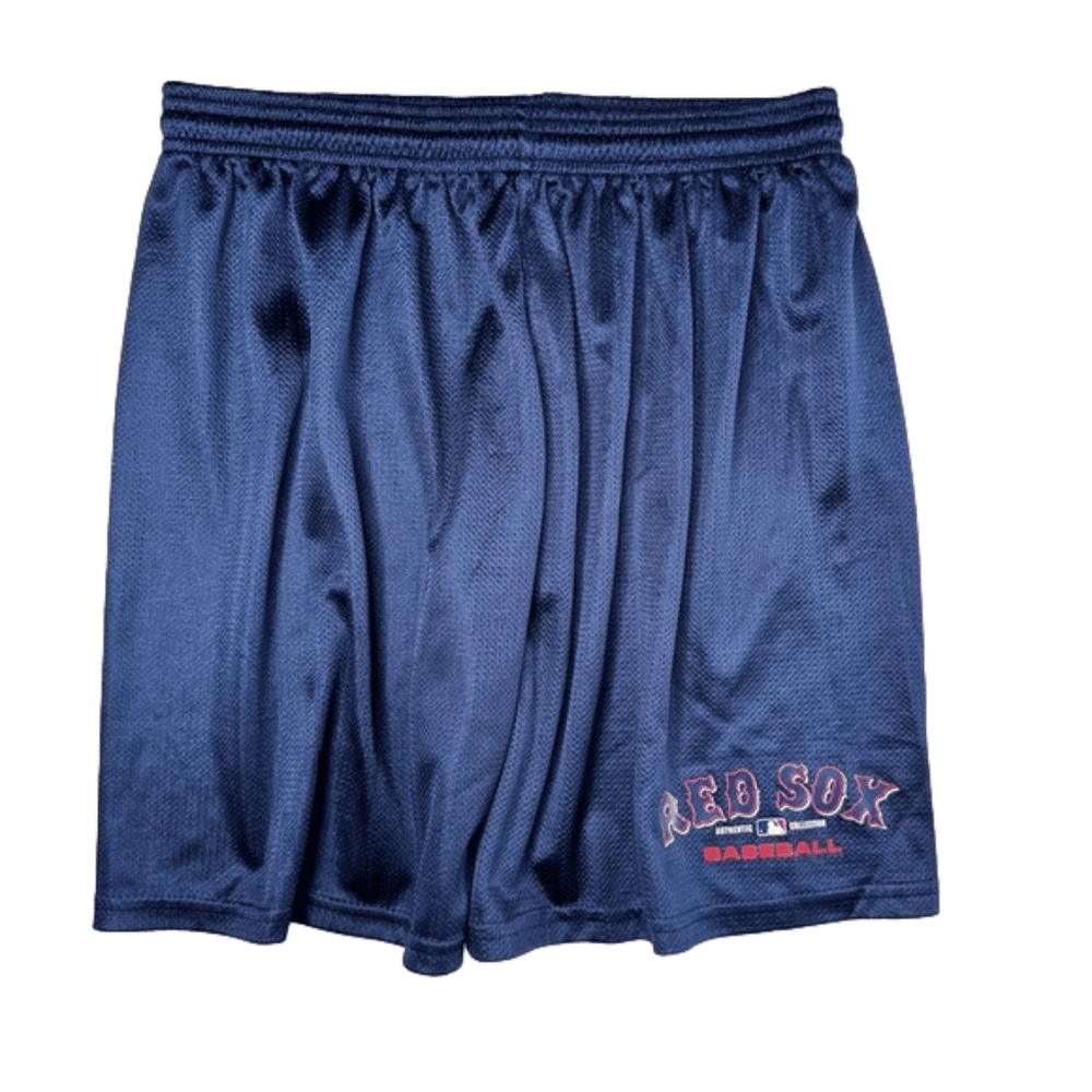 Vintage Majestic Red Sox Men's Basketball Baseball Gym Shorts Size XL