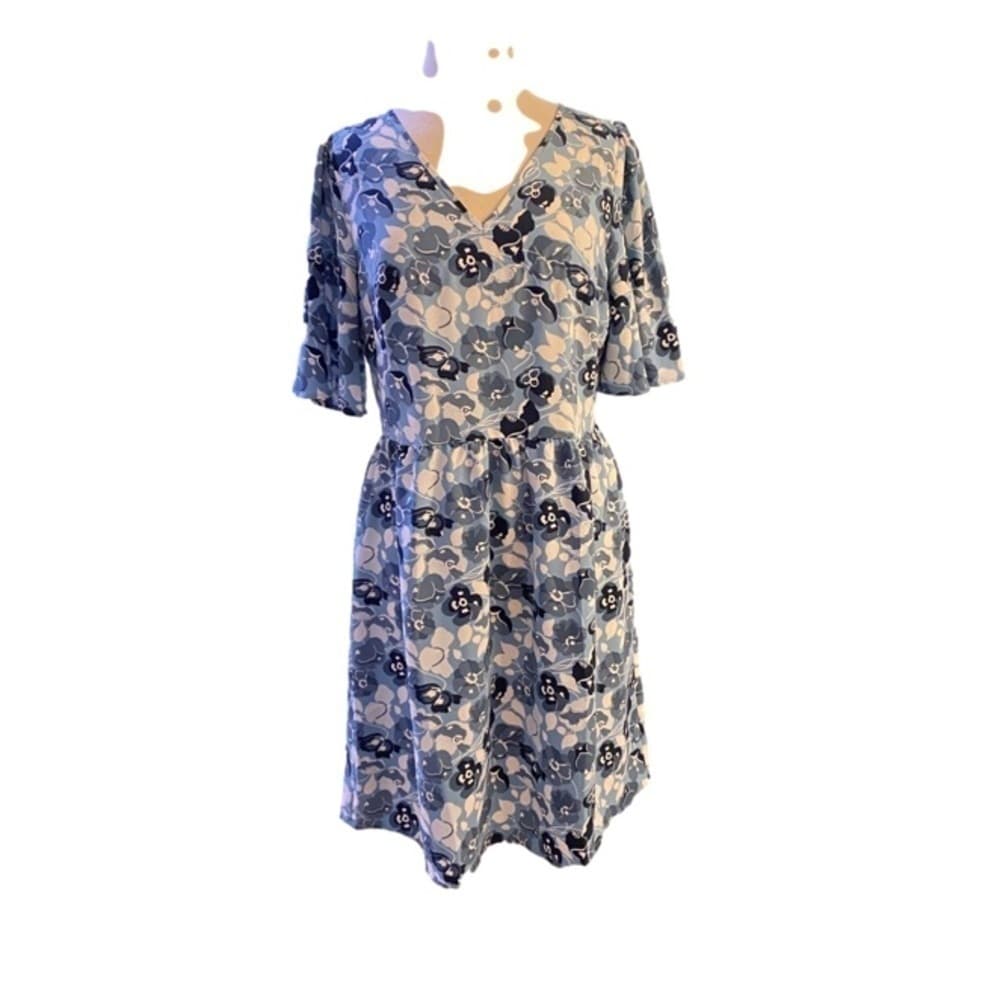 ANN Taylor Factory Floral Short Sleeve Dress Size 6