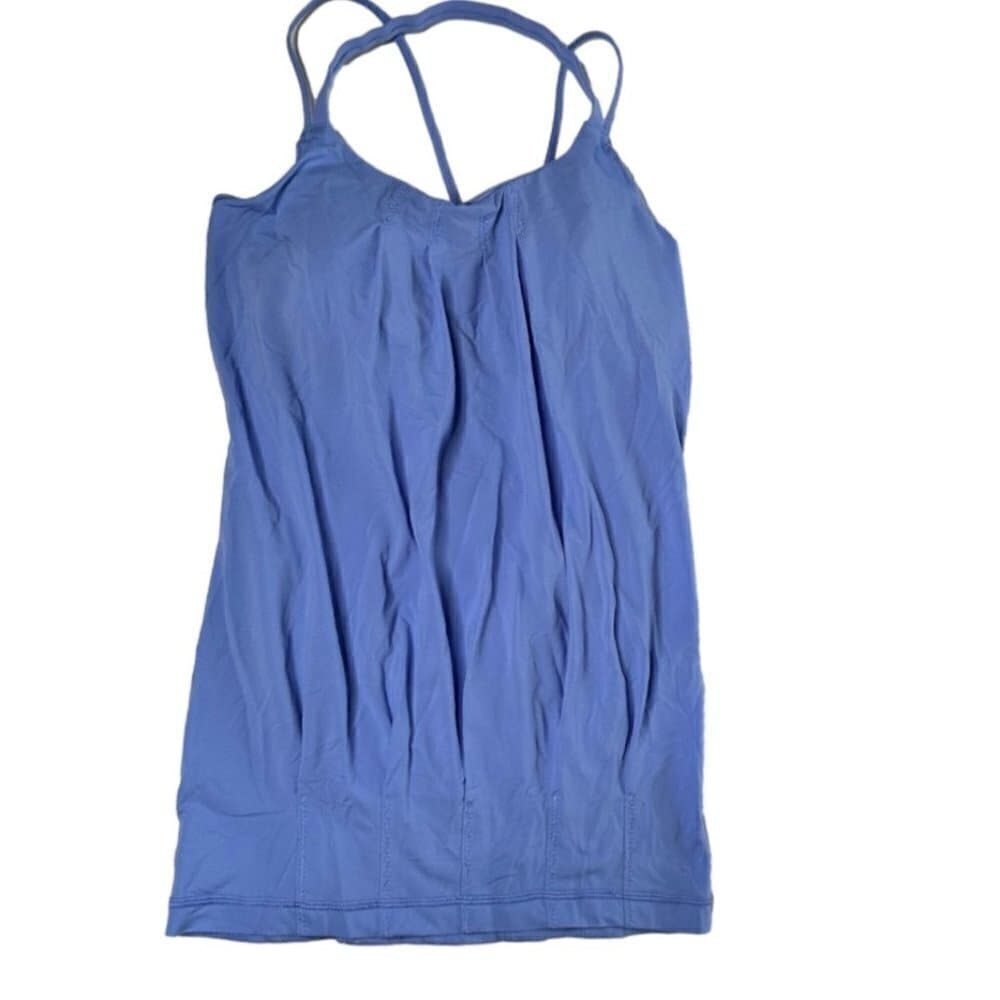 Lululemon Blue Padded Tank Top Size 2
