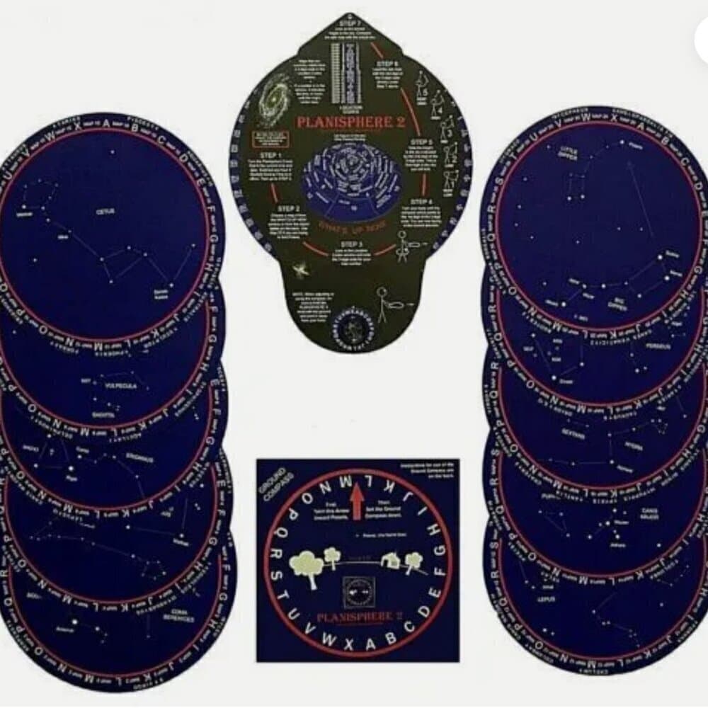 The Super Planisphere Constellation Finder --- 38-46 Degrees North Latitude