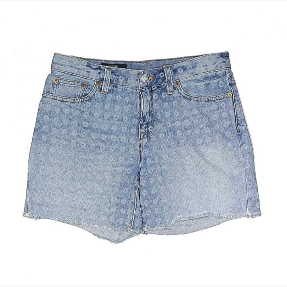 J.CREW Blue Denim Shorts 25 Waist