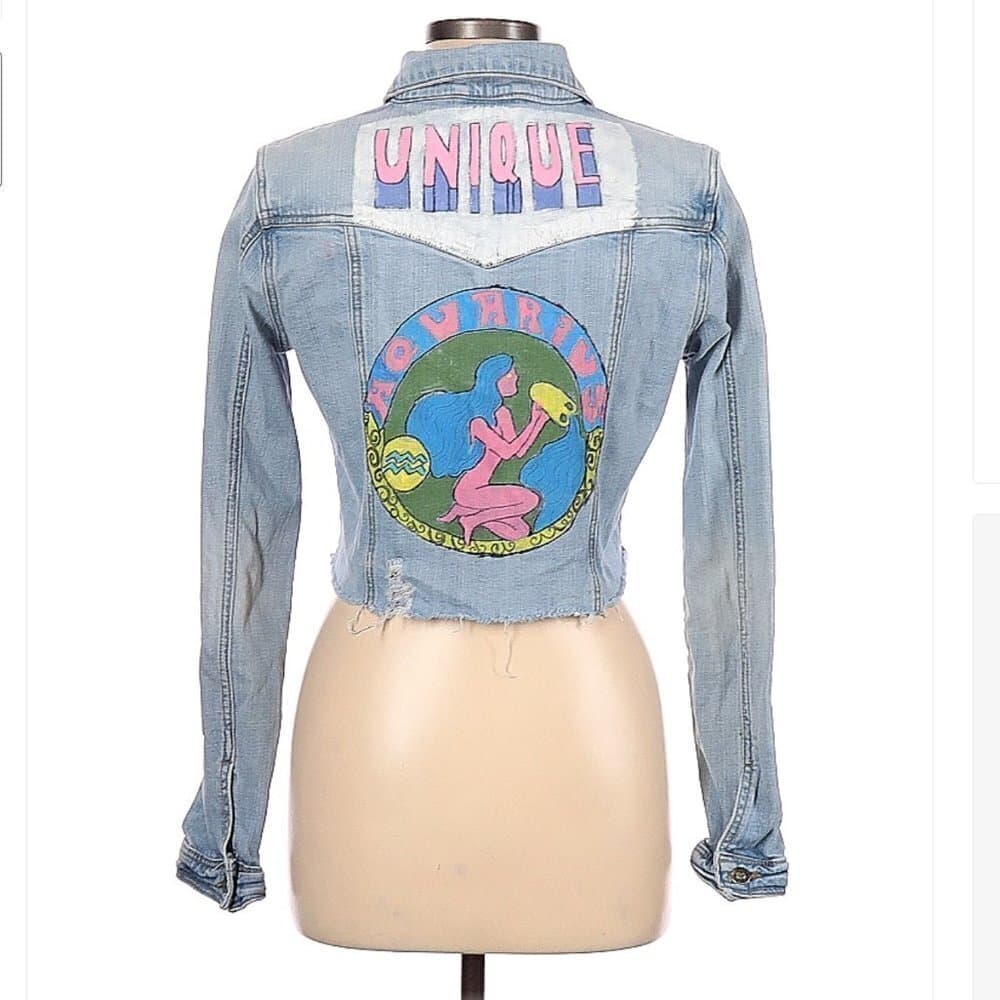 2ND Jeans Denim Aquarius Jacket Size L