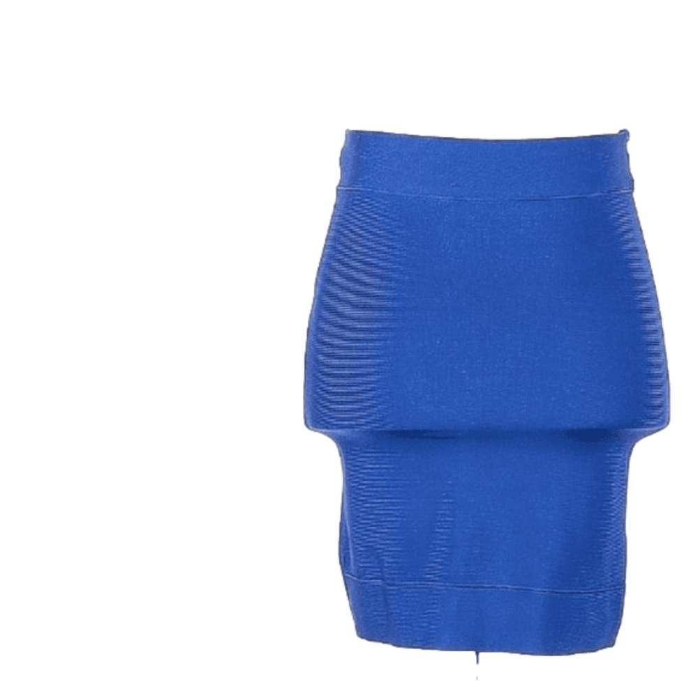 Nwt BCBGMAXAZRIA Blue Casual Skirt Size XS