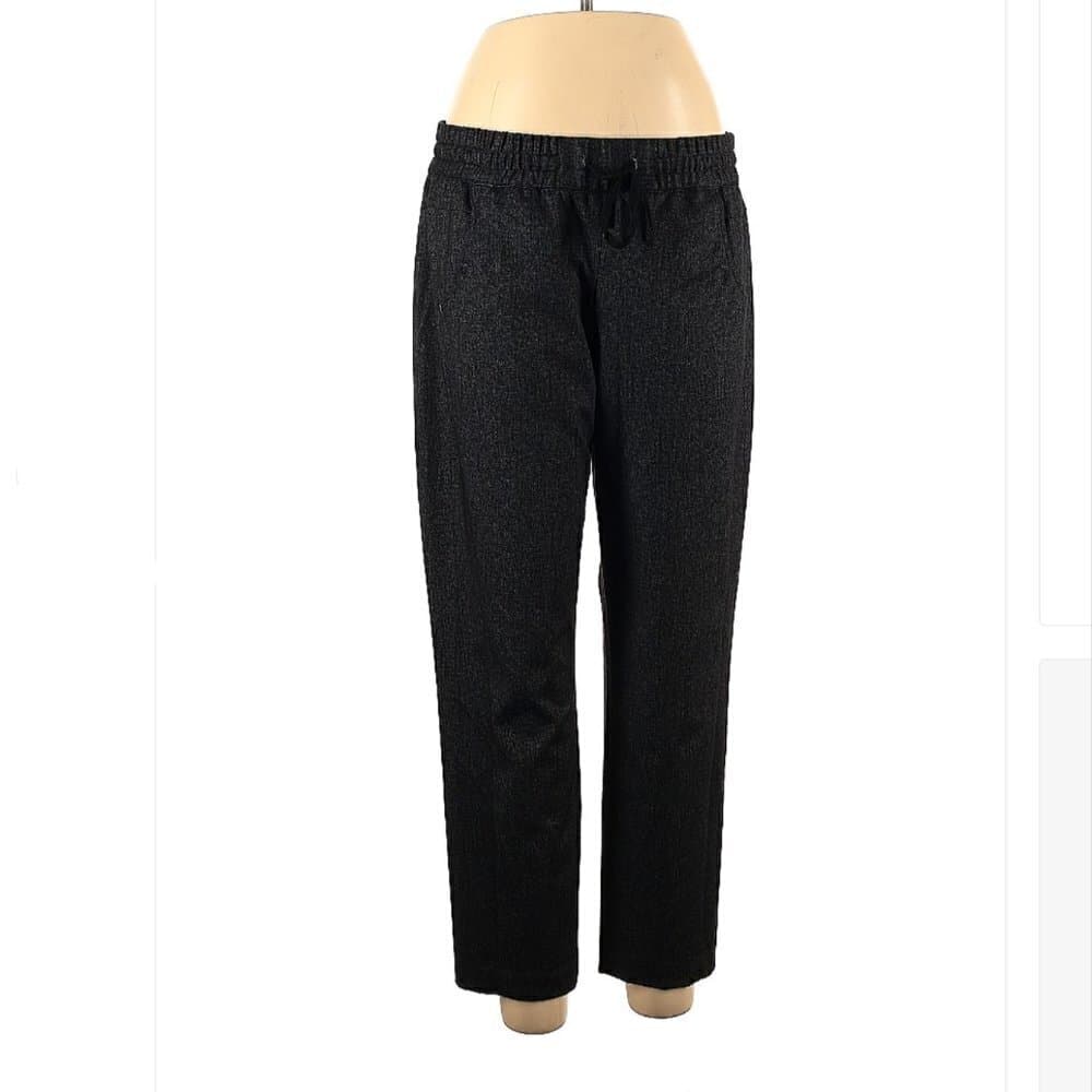 Calvin KLEIN JEANS Casual Drawstring Dark Heather Black Pants Size L