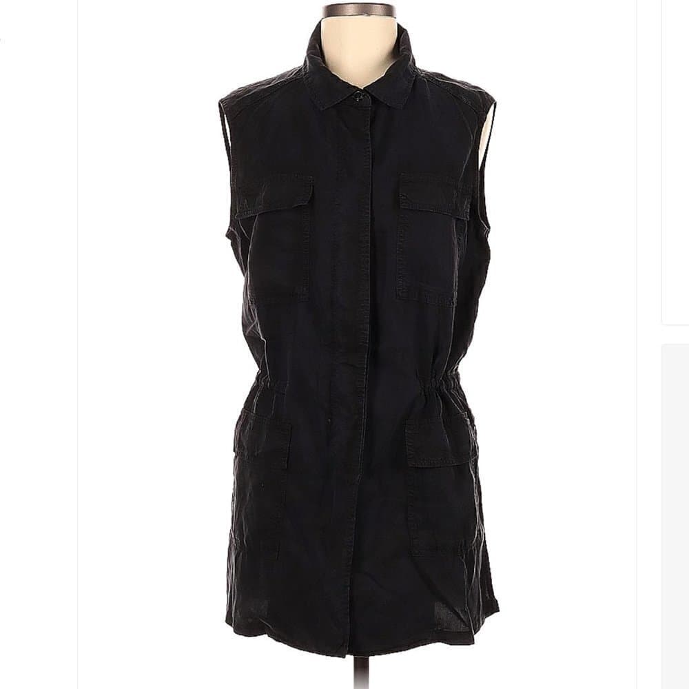 New Buffalo by David Bitton Black Sleeveless Top Size M