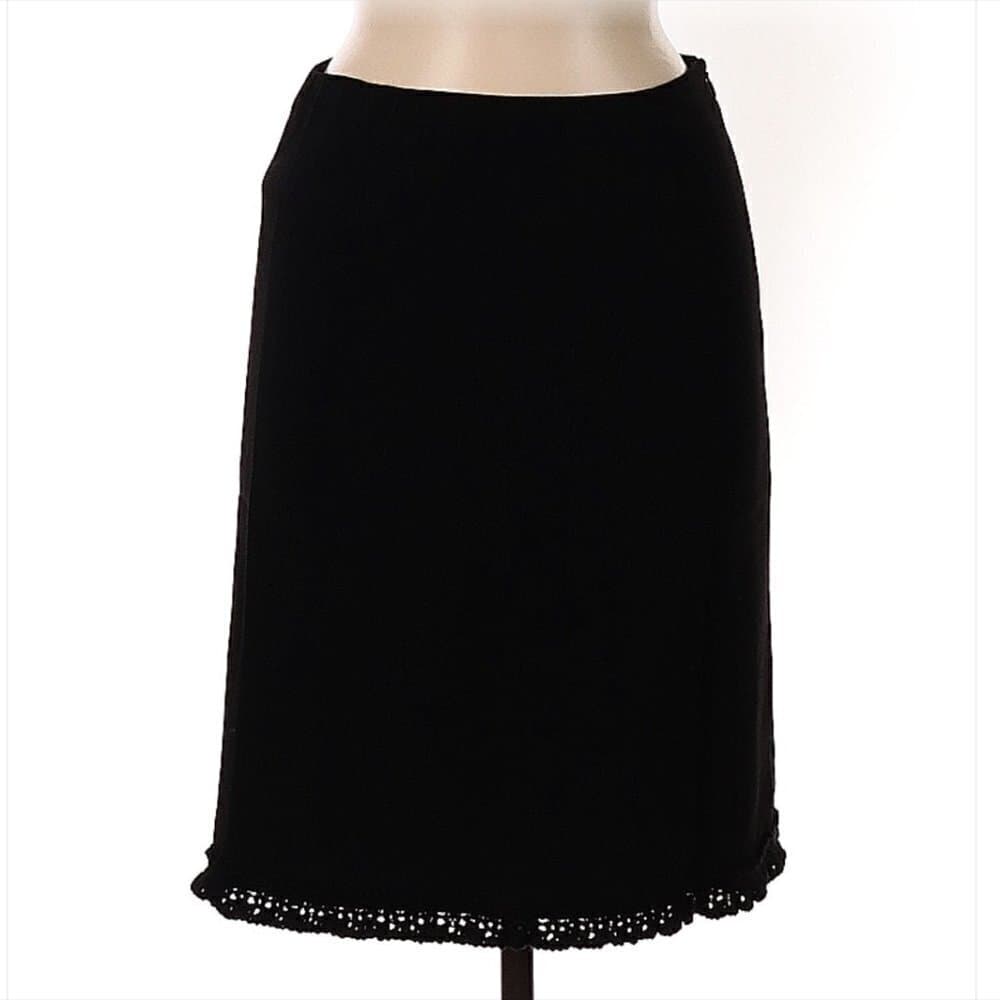 MOSCHINO Cheap And Chic Black Pencil Skirt Size 6