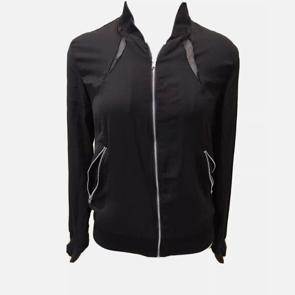 Women’s Size S Walter Baker New York Jacket Black Retail $198 Lightweight zip