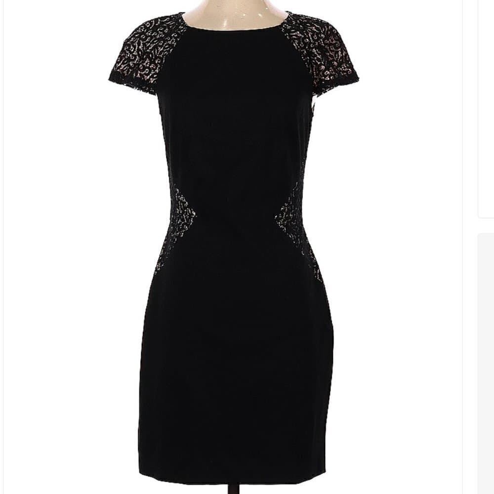ERIN by Erin Fetherston LBD Black & Pink Dress Size 4