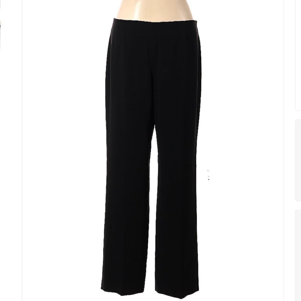 DANA Buchman Black Lined Dress Pants Size 8