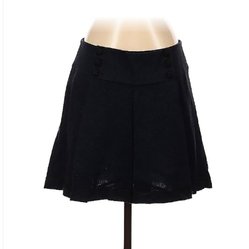 NANETTE Lepore Pleated Black Skirt Size 4