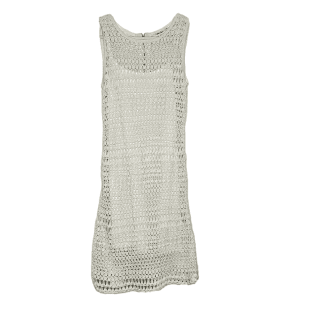 Calvin Klien Crocheted Lined Sleeveless Dress Size M